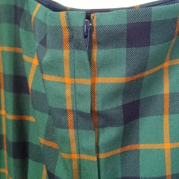 Modcloth Princess Highway Claudia Check Dress Green Plaid 10 - Picture 6 of 14